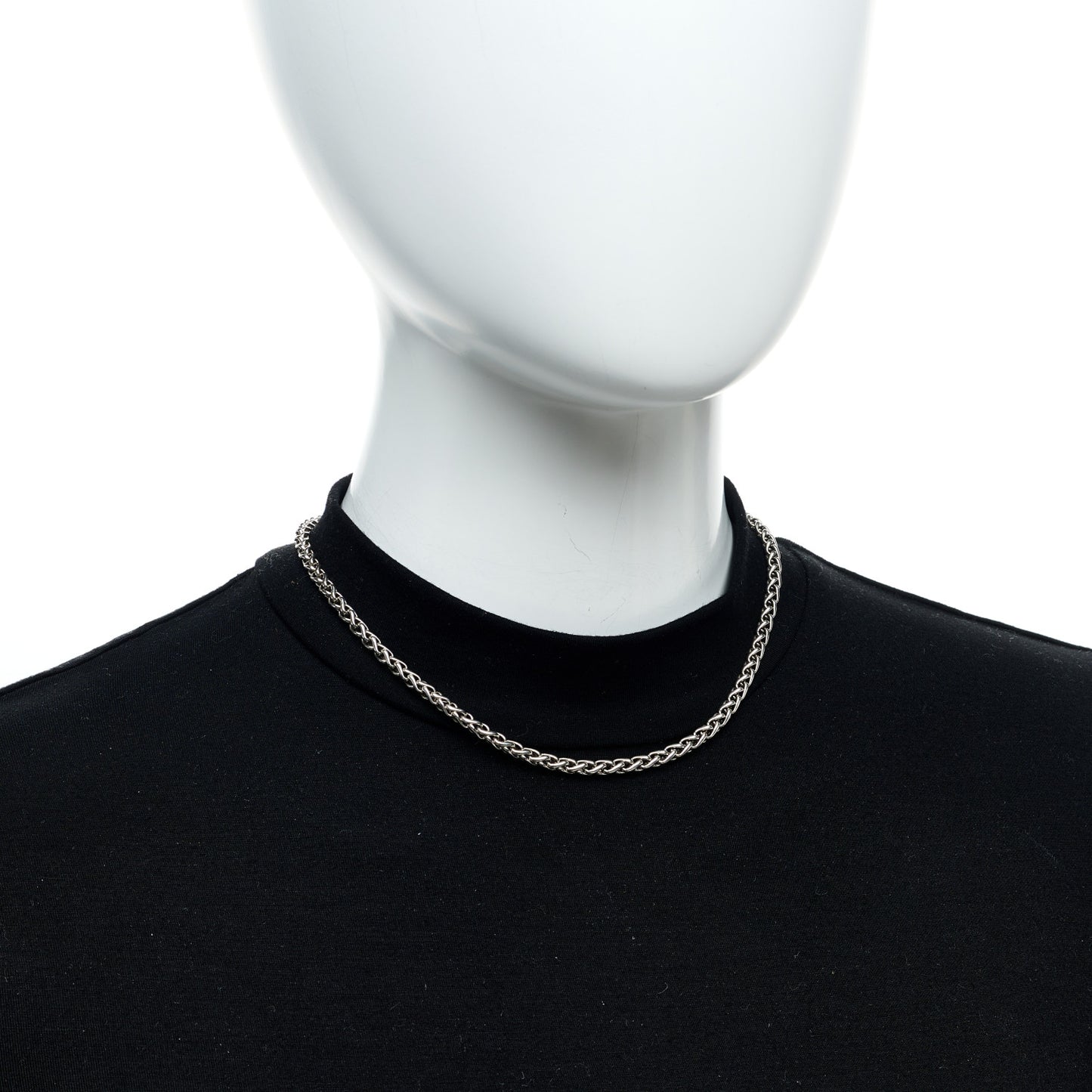 Sterling Silver 4mm Wheat Chain Necklace