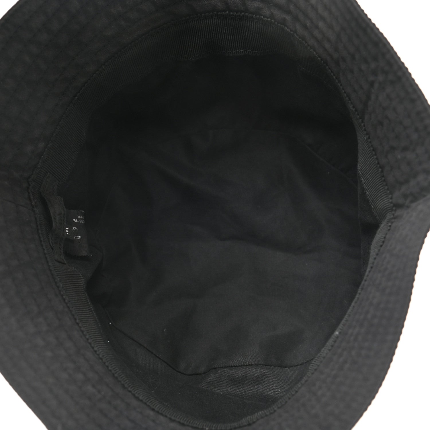 Prada Nylon Bucket Hat M Black 7 of 8