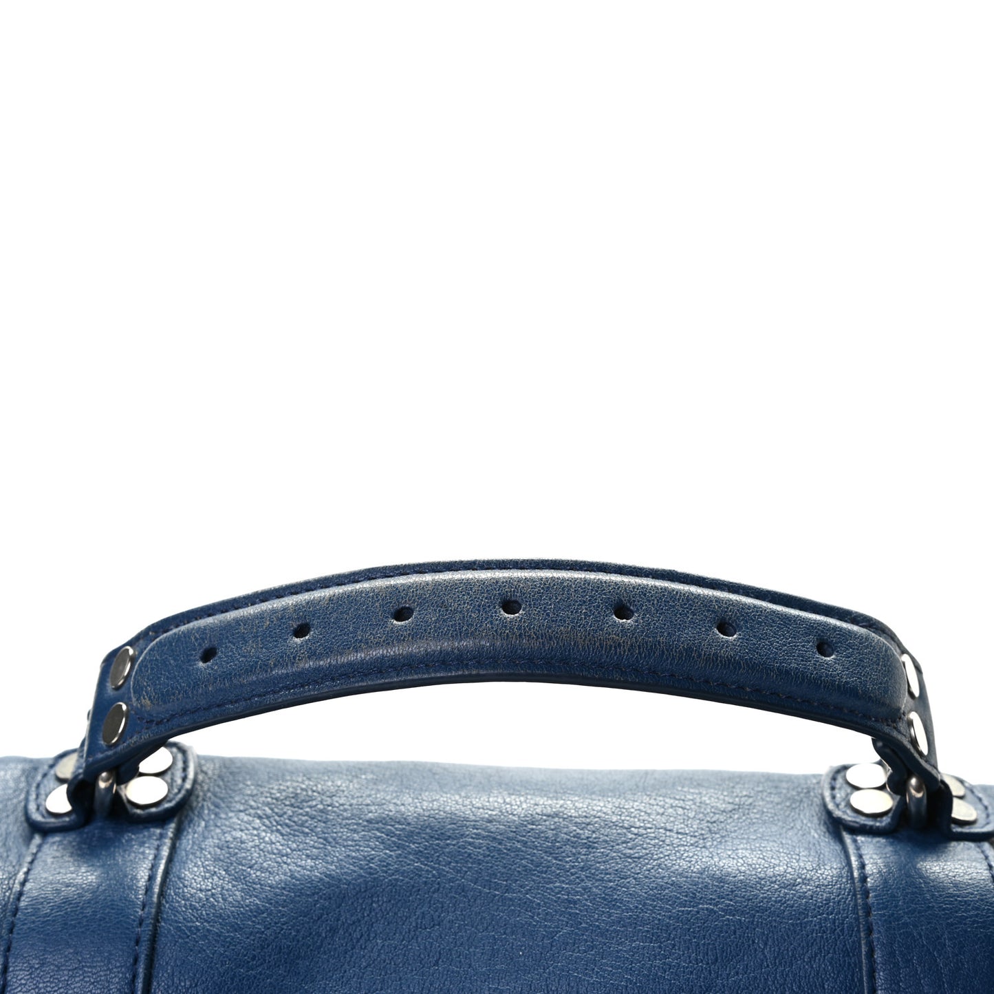 Lambskin Medium PS1 Satchel Navy