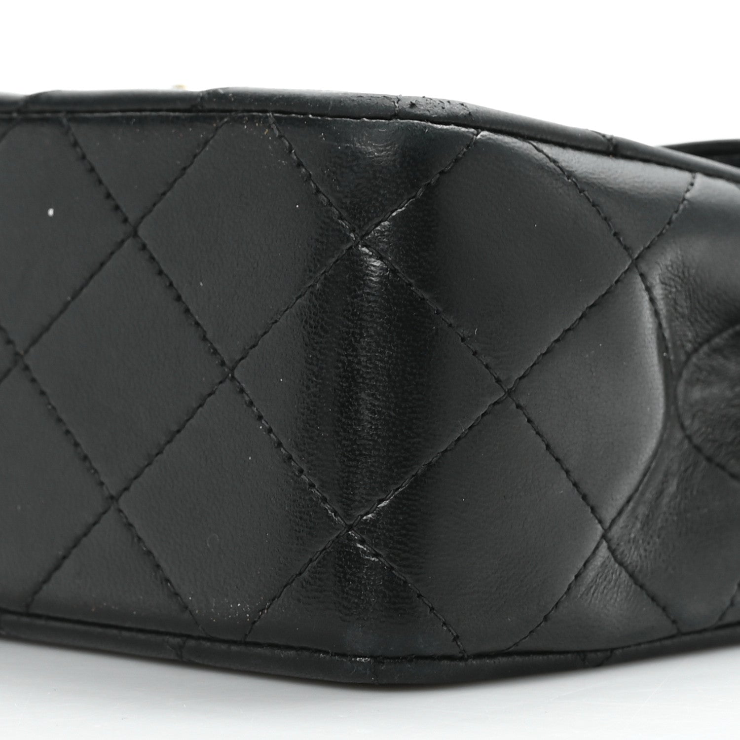 Chanel Lambskin Quilted Mini Square Flap Bag Black 18 of 18
