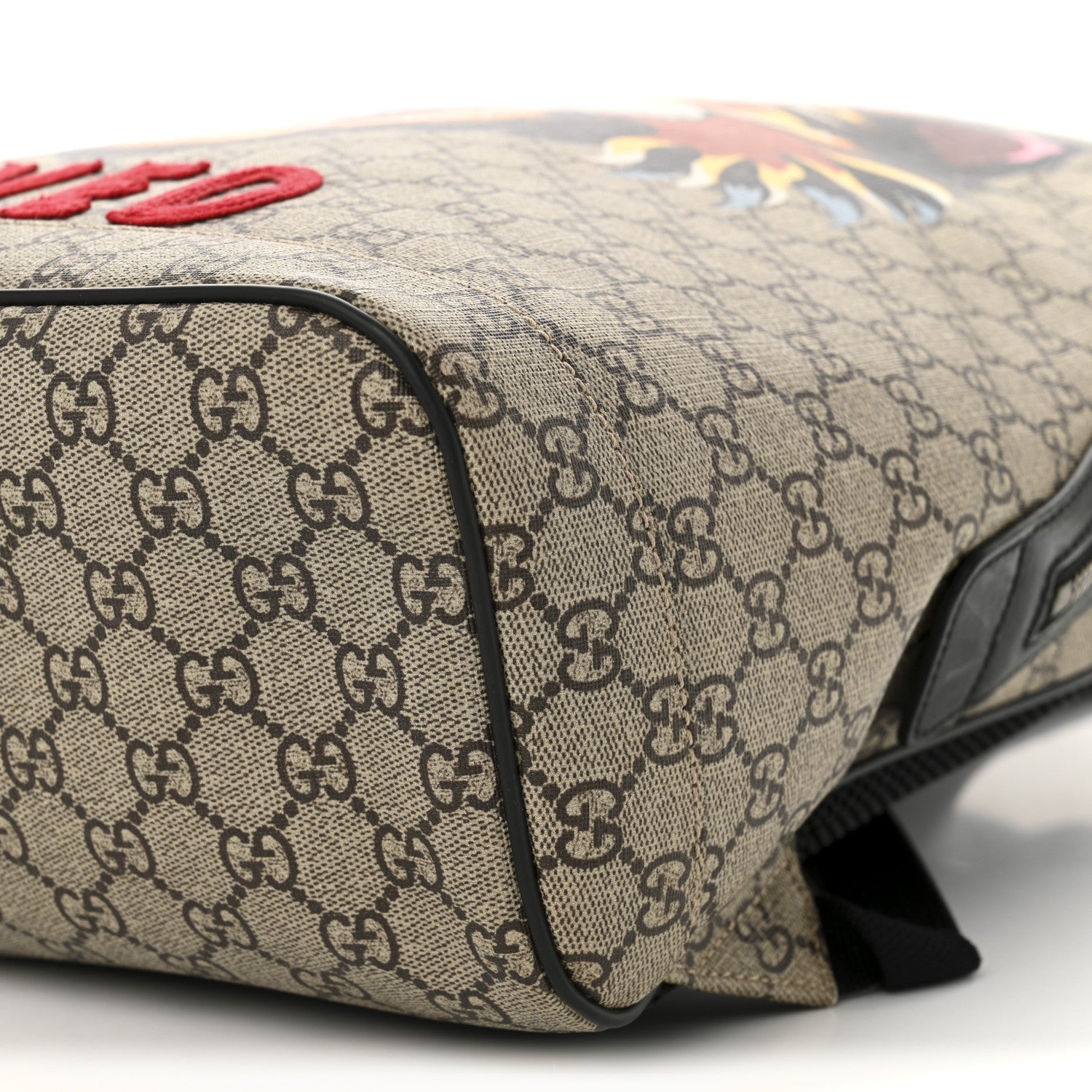 Gucci GG Supreme Monogram Angry Cat Dome Backpack 9 of 11
