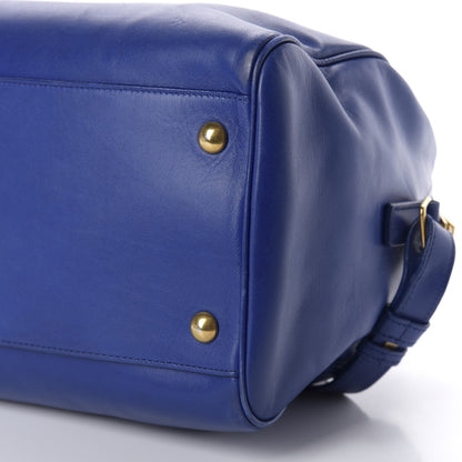 Saint Laurent Calfskin Classic Duffle 6 Blue 7 of 14
