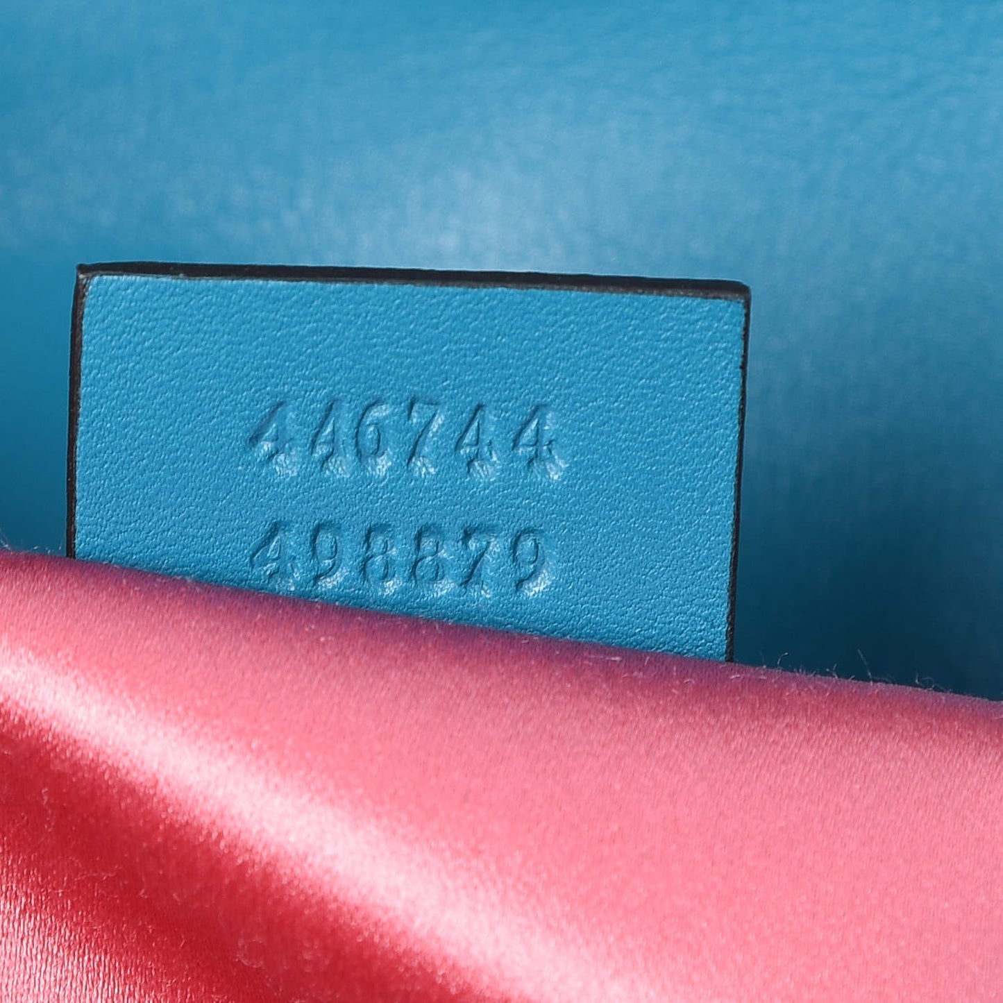 Velvet Matelasse Mini GG Marmont Shoulder Bag Pavone Cyan