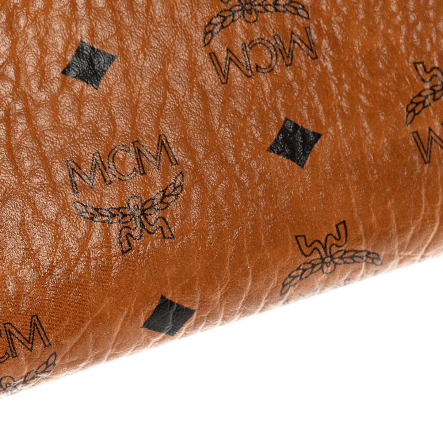 Visetos Medium Zip Pouch Cognac