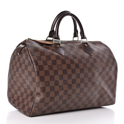 Louis Vuitton Damier Ebene Speedy 35 3 of 10