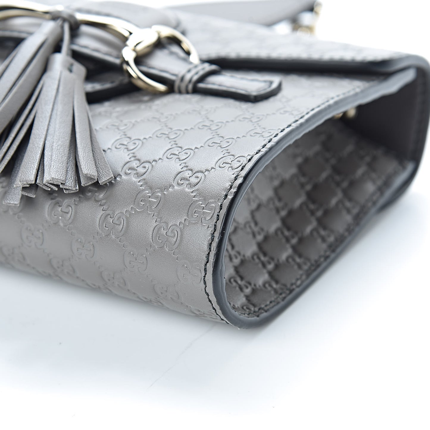 Soft Microguccissima Mini Emily Chain Shoulder Bag Loess