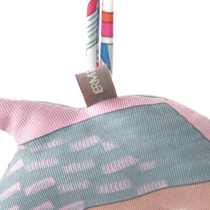 Hermes Silk Petit H Dolphin Ornament Charm Multicolor 3 of 4