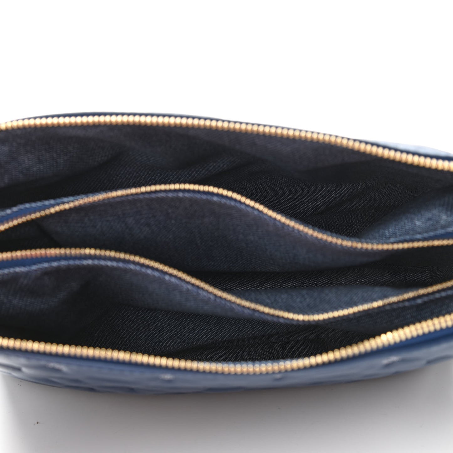 Lambskin Embossed Monogram Coussin PM Denim Blue