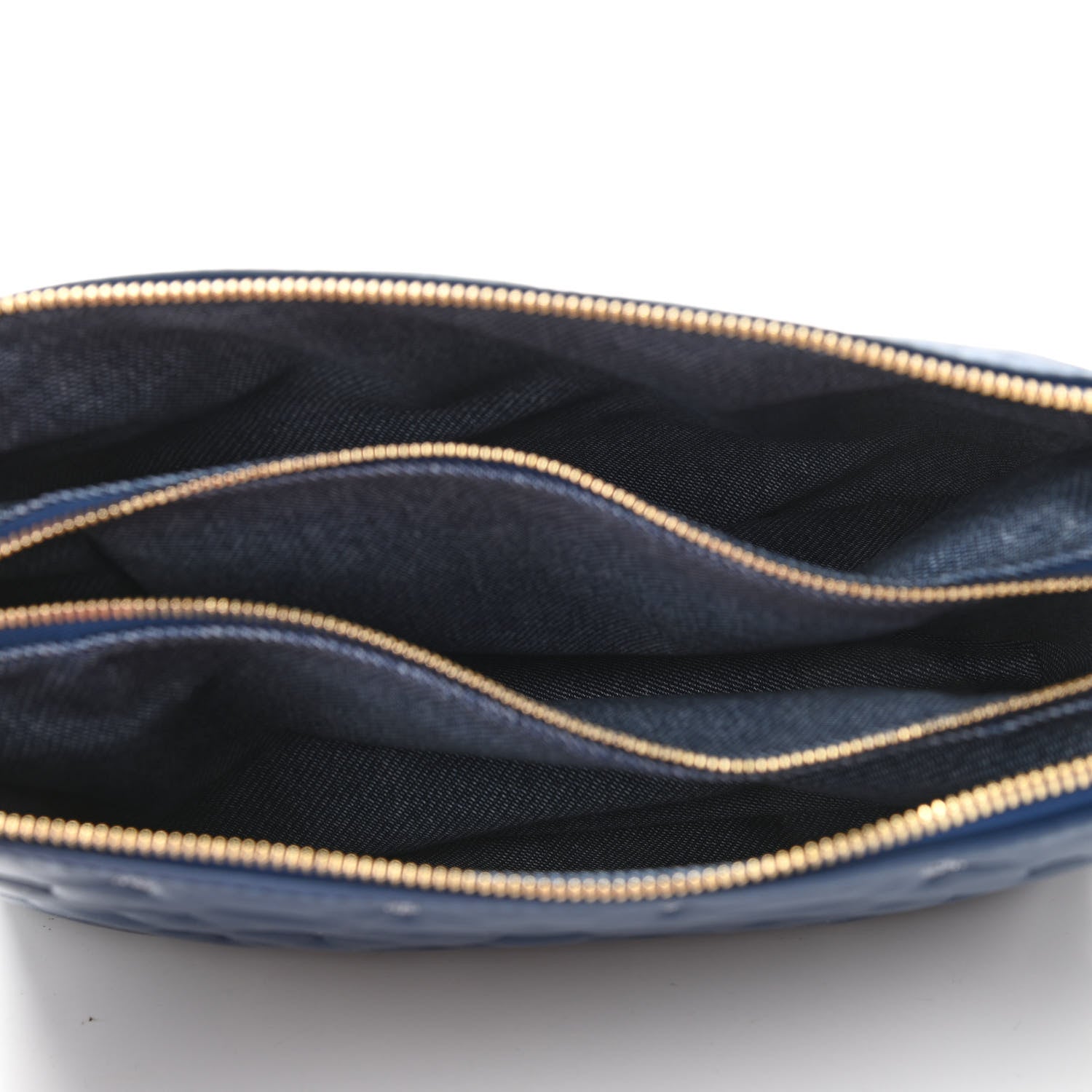 Louis Vuitton Lambskin Embossed Monogram Coussin PM Denim Blue 5 of 9