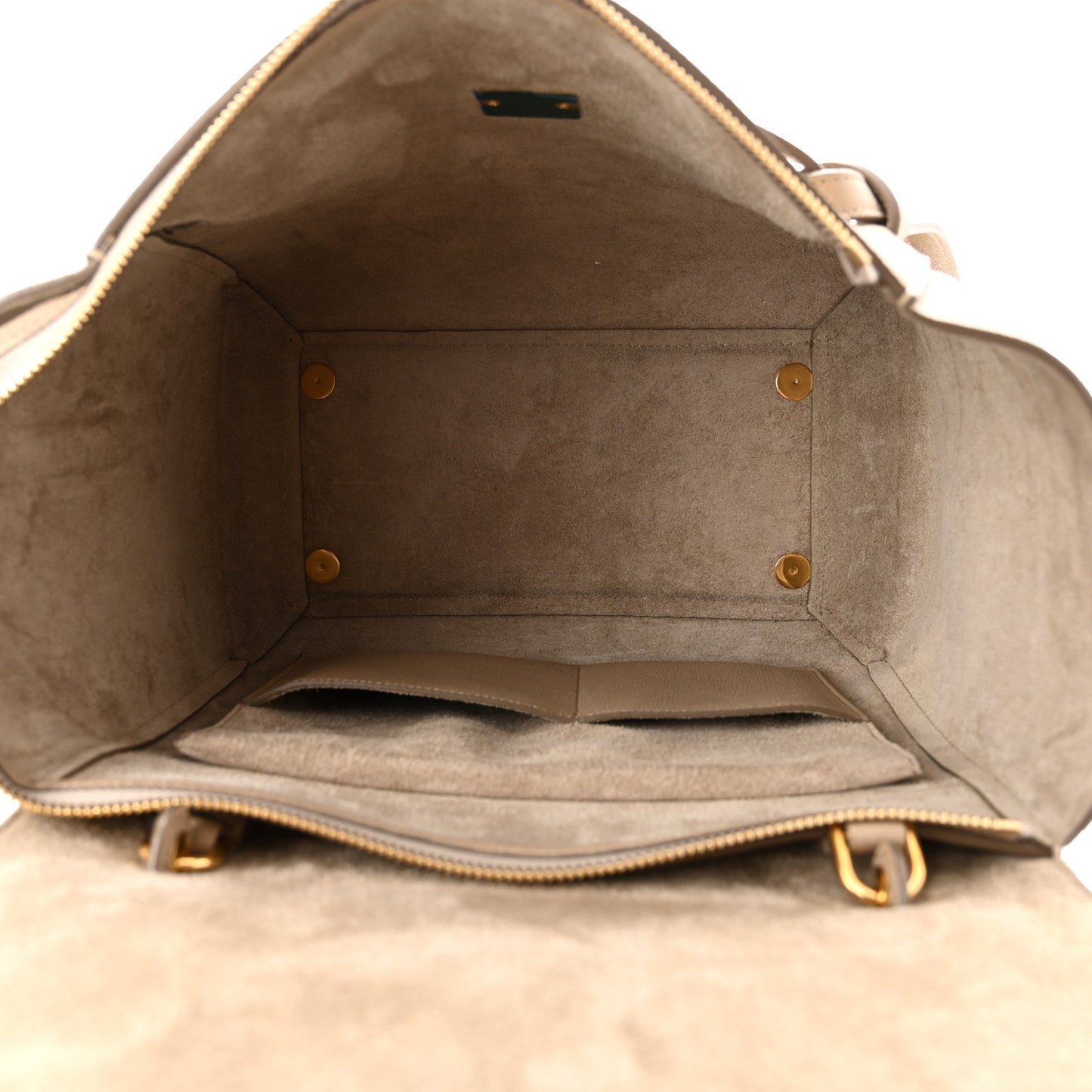 Grained Calfskin Mini Belt Bag Light Taupe