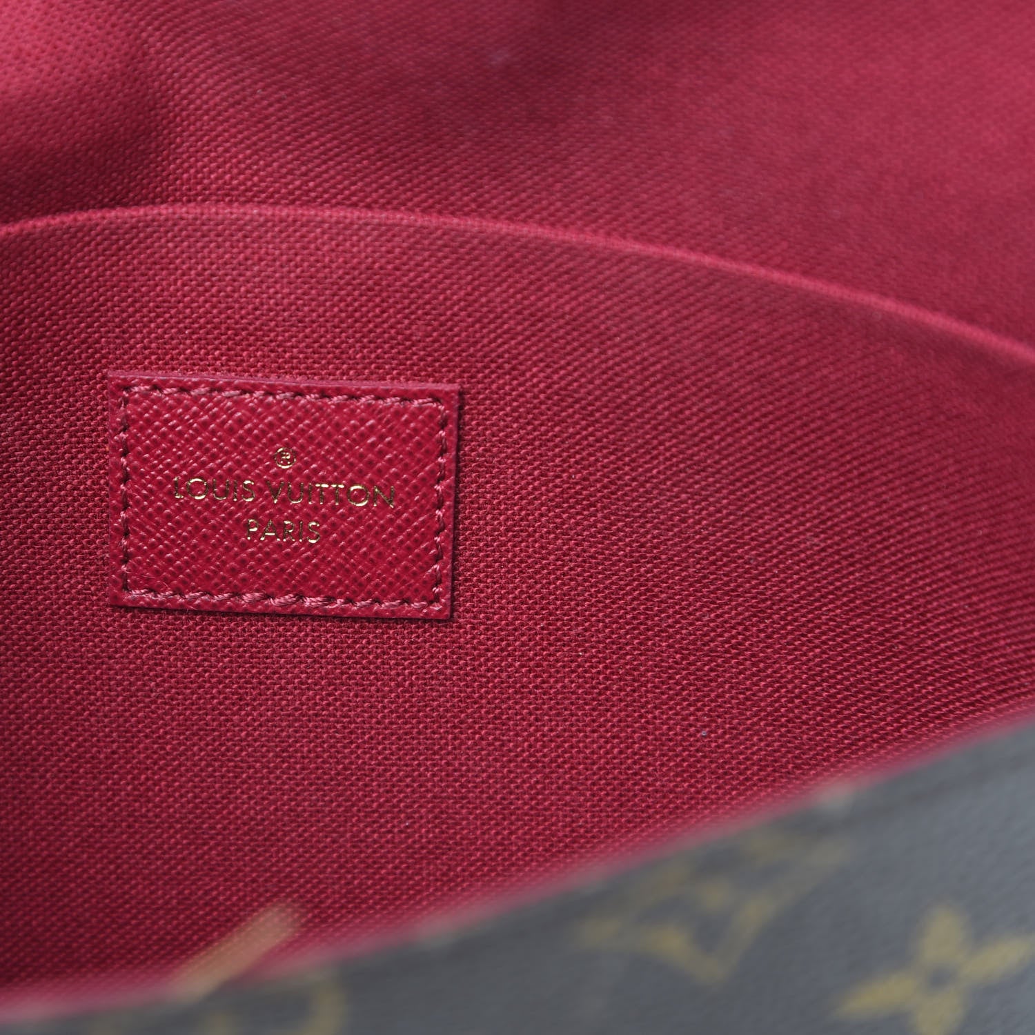 Louis Vuitton Monogram Pochette Felicie Chain Wallet Fuchsia 7 of 18