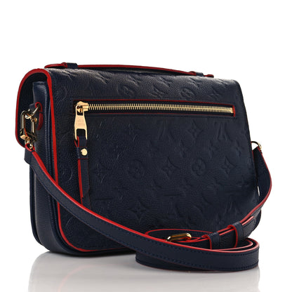 Louis Vuitton Empreinte Pochette Metis Marine Rouge 3 of 8