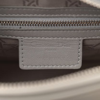 Christian Dior Lambskin Cannage Medium Lady Dior Grey 6 of 16