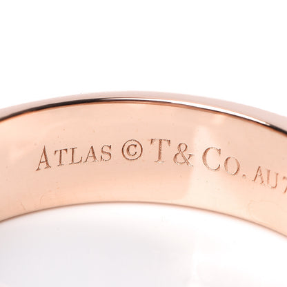 Tiffany 18K Rose Gold Diamond Atlas Ring 57 8 5 of 7