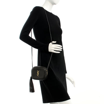 Saint Laurent Nappa Monogram Blogger Bag Coal 2 of 7
