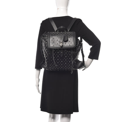 Alexander McQueen Calfskin Studded Padlock Backpack Black 2 of 12