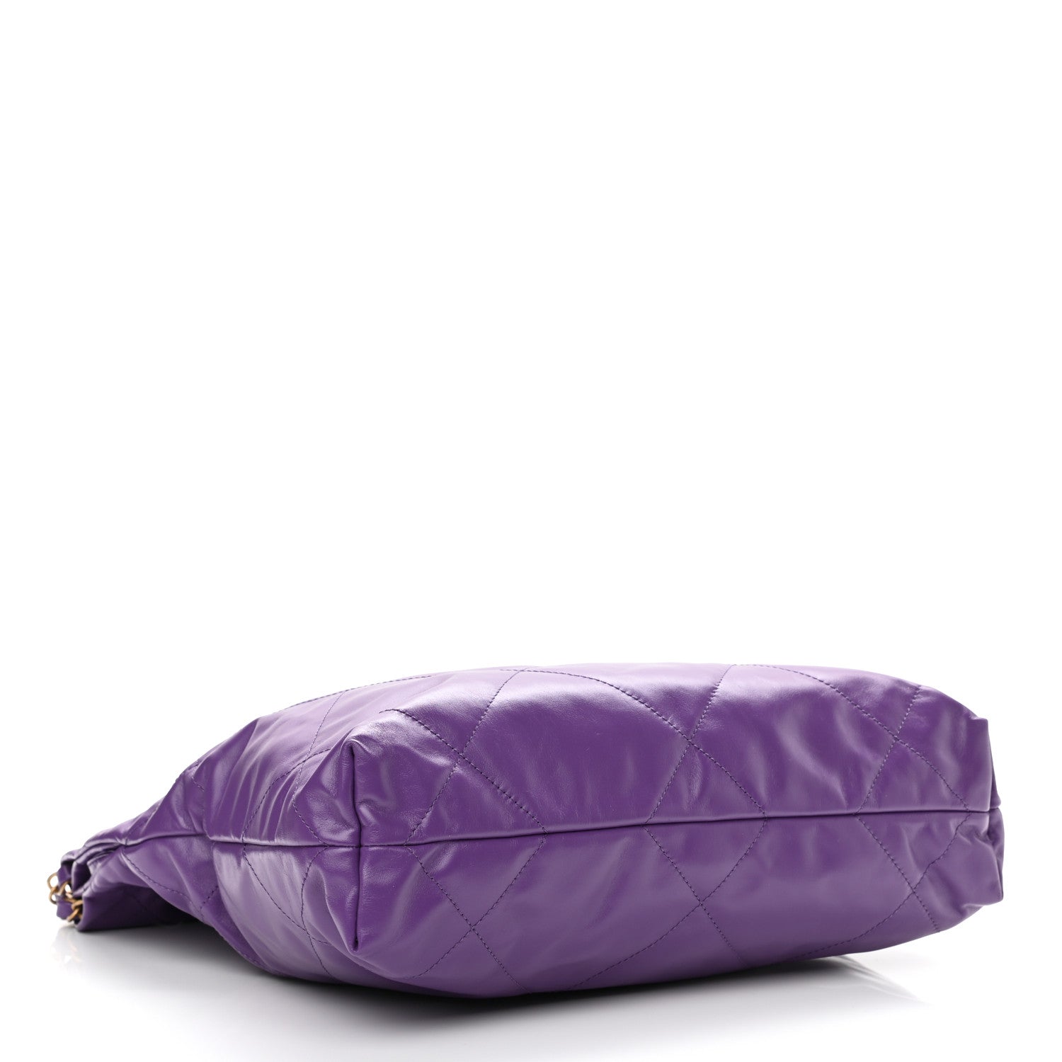 Chanel Shiny Calfskin Quilted Small Chanel 22 Purple 4 of 11