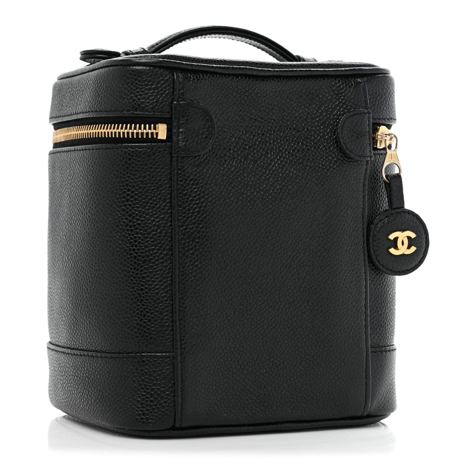 Chanel Caviar Vanity Cosmetic Case Black 3 of 15