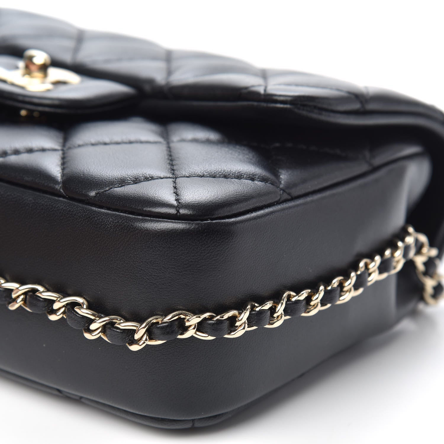 Chanel Lambskin Quilted Small My Precious Flap Black 9 of 11