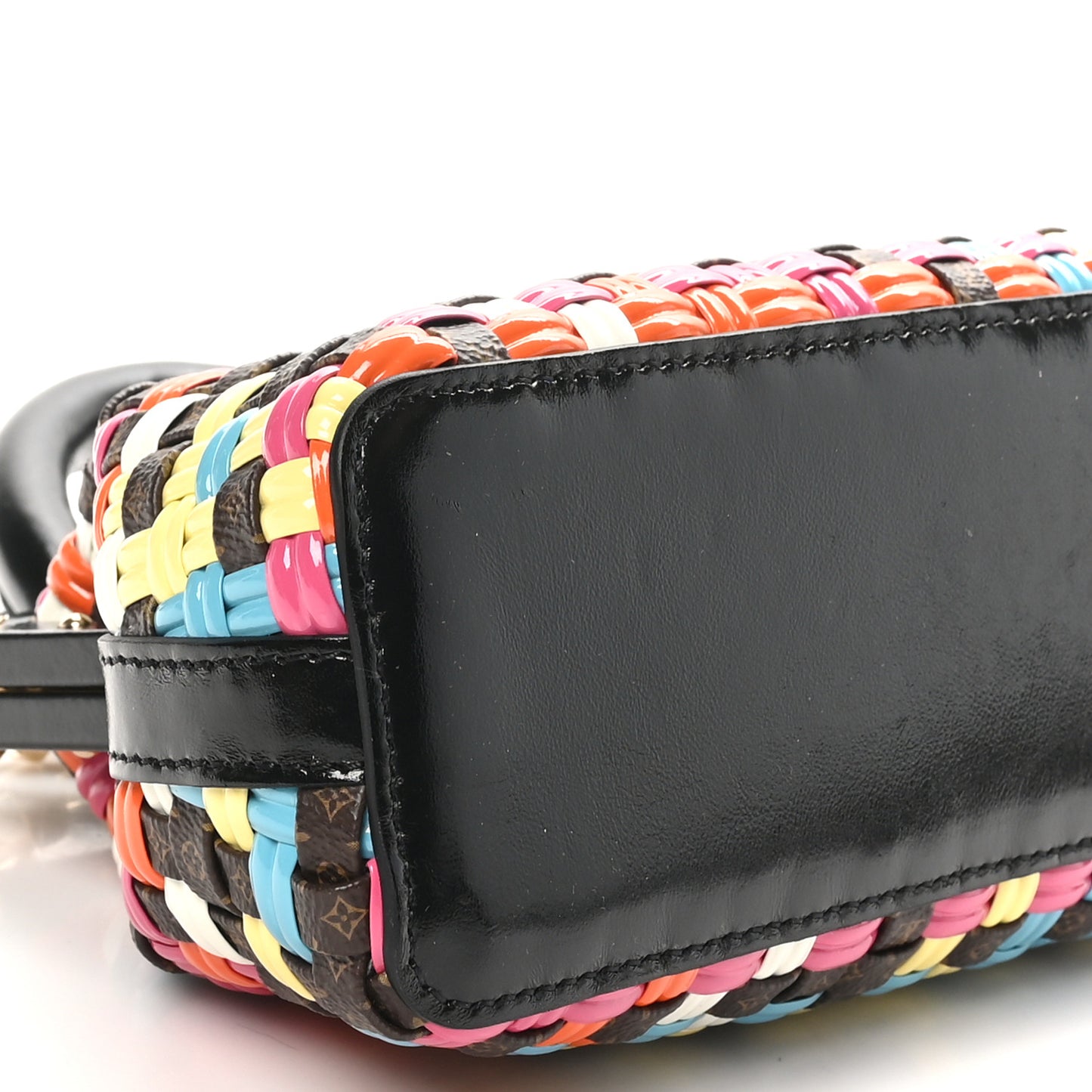 Calfskin Monogram Guinguette LV Cafe Clutch  Multicolor
