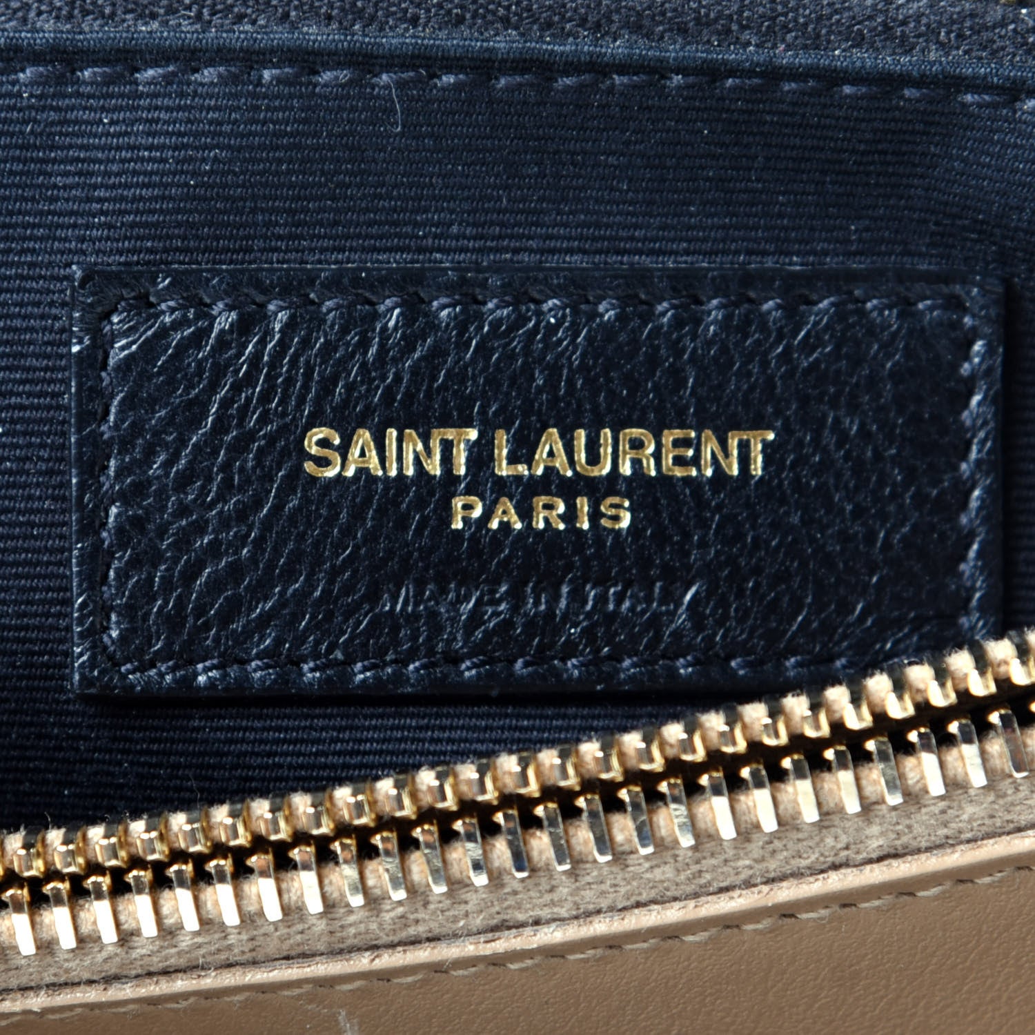 Saint Laurent Calfskin Y Quilted Monogram Medium Loulou Chain Satchel Dark Latte 7 of 10