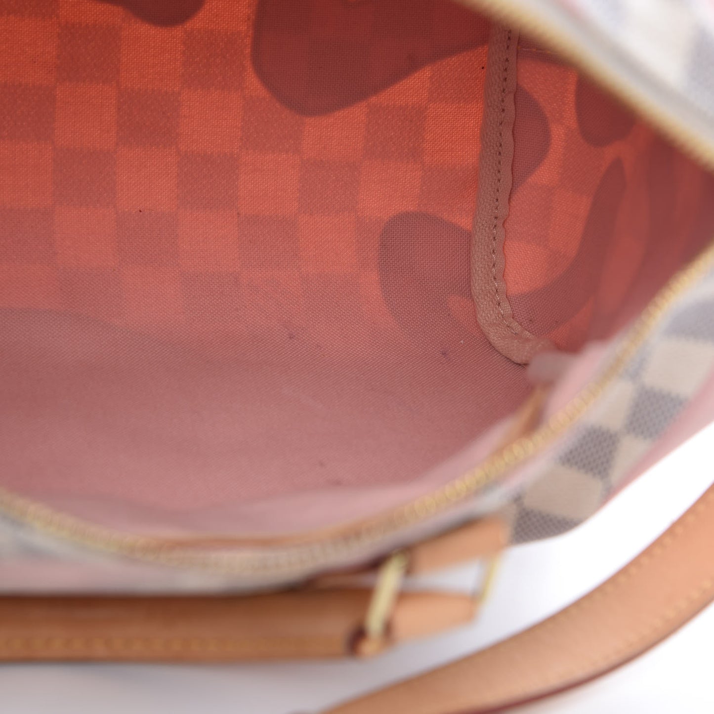 Damier Azur Tahitienne Speedy Bandouliere 30 Rose Ballerine