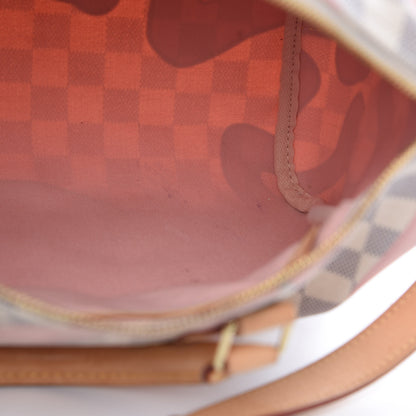 Louis Vuitton Damier Azur Tahitienne Speedy Bandouliere 30 Rose Ballerine 12 of 26