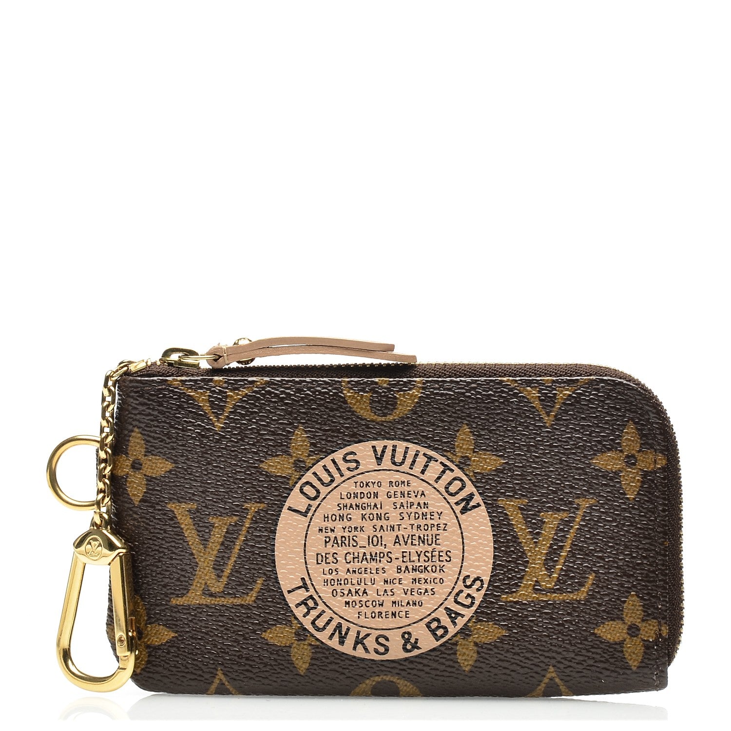Louis Vuitton Monogram Complice Trunks and Bags Key Pouch Beige 1 of 6