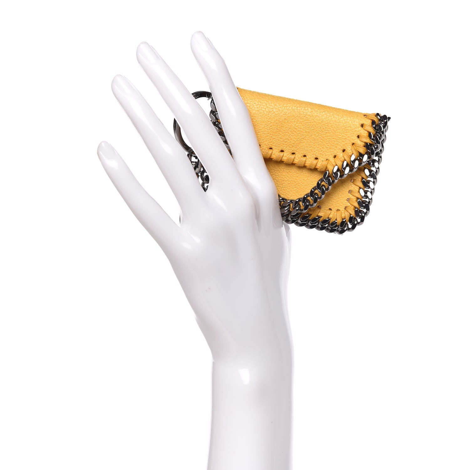 Stella McCartney Shaggy Deer Falabella Keychain Golden Syrup 2 of 8