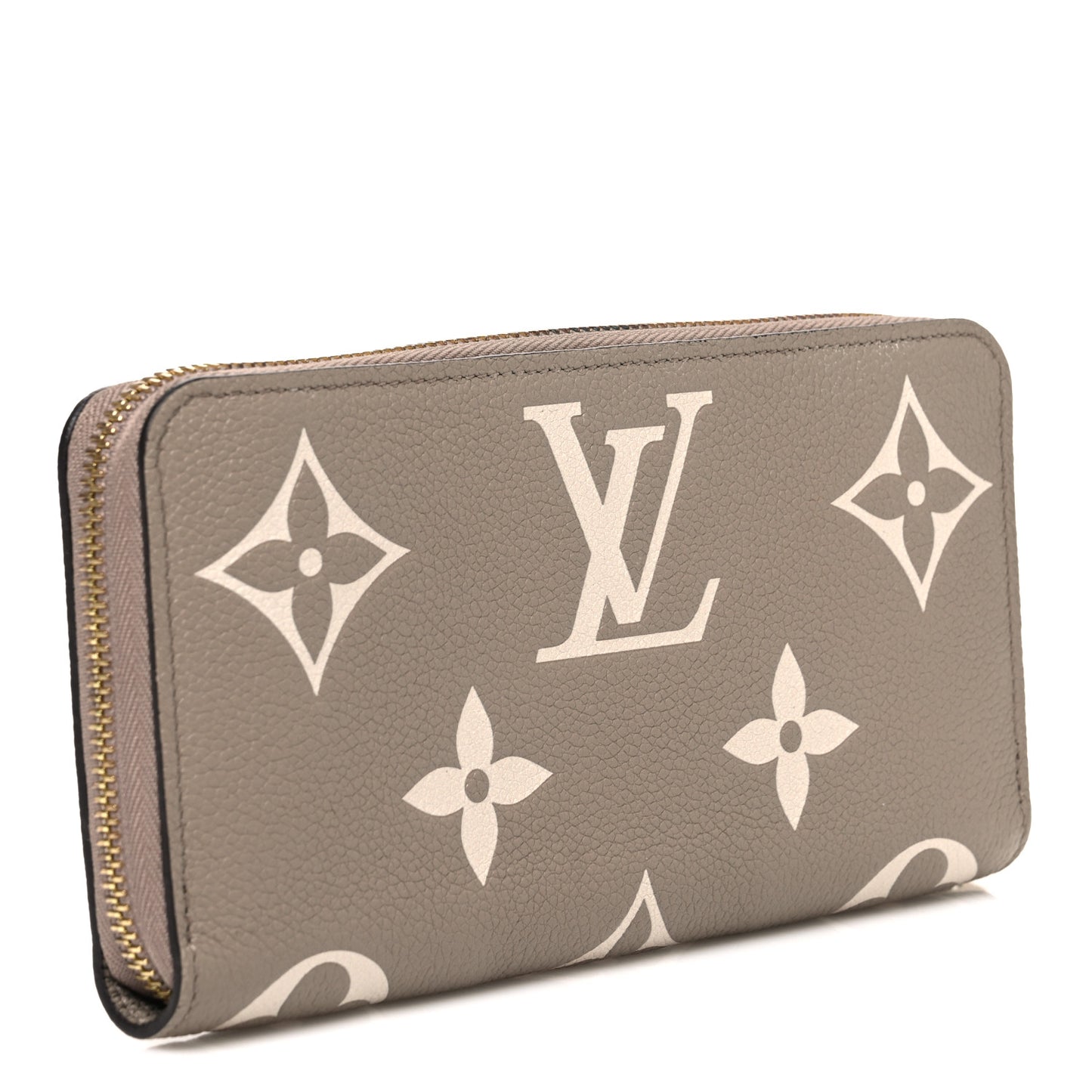 Empreinte Monogram Giant Zippy Wallet Tourterelle Creme