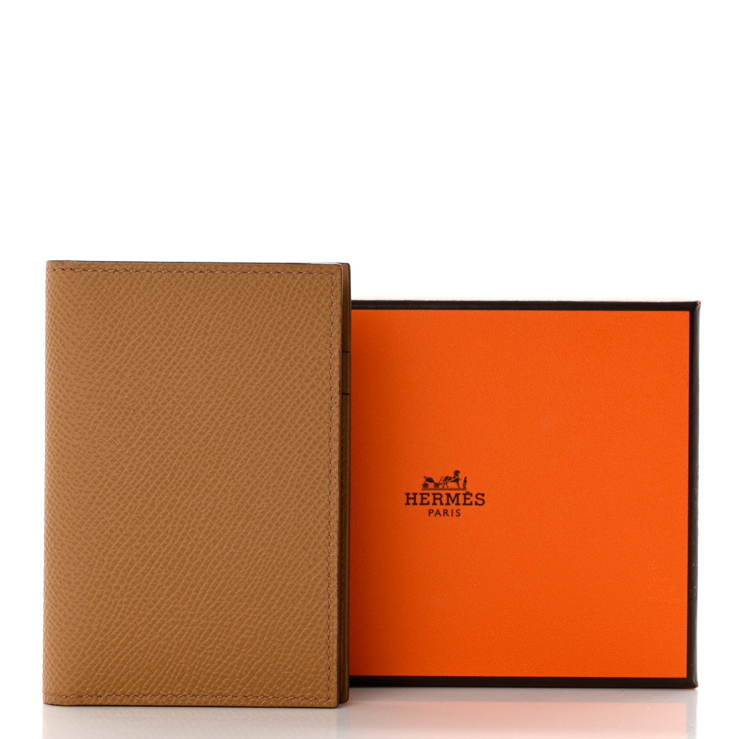Hermes Epsom MC2 Euclide Card Holder Case Biscuit 13 of 13