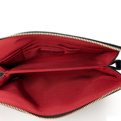 Chanel Shiny Goatskin Quilted Small Chanel 19 Pouch With Handle Black 5 of 11