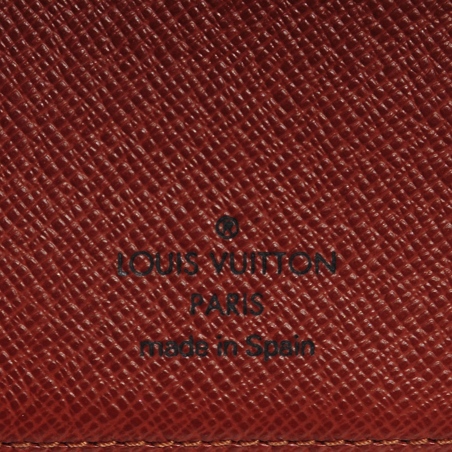 Monogram Pocket Agenda Cover