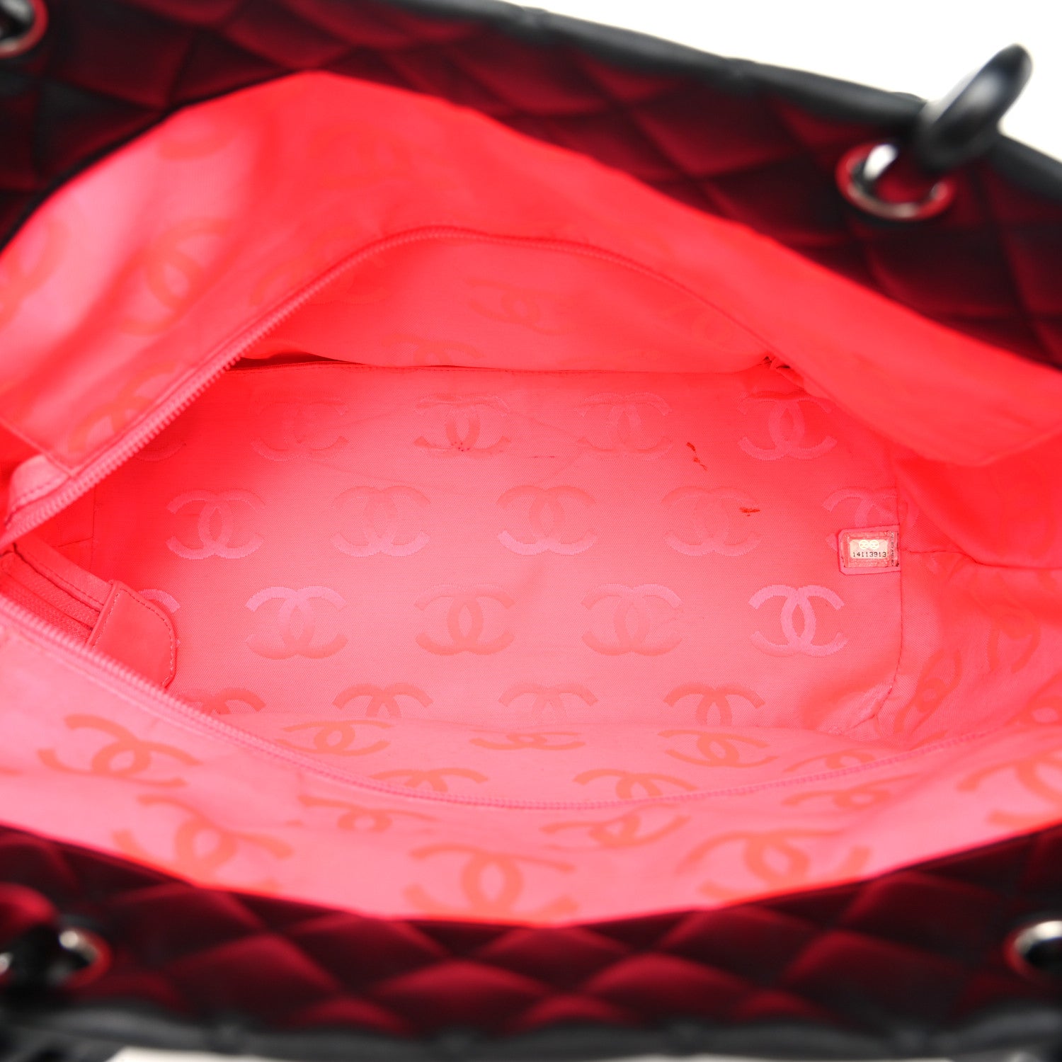 Chanel Calfskin Quilted Large Cambon Tote Black 5 of 13