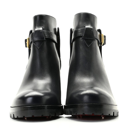 Christian Louboutin Calfskin Communa 70 Ankle Boots 39 Black 3 of 12