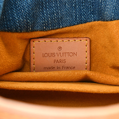 Louis Vuitton Monogram Denim Pleaty Blue 7 of 10