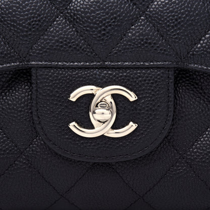 Chanel Caviar Quilted Jumbo Double Flap Black 11 of 11
