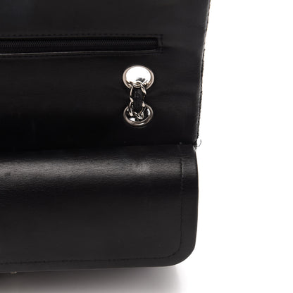 Chanel Lambskin Perforated Medium Double Flap Black 11 of 17