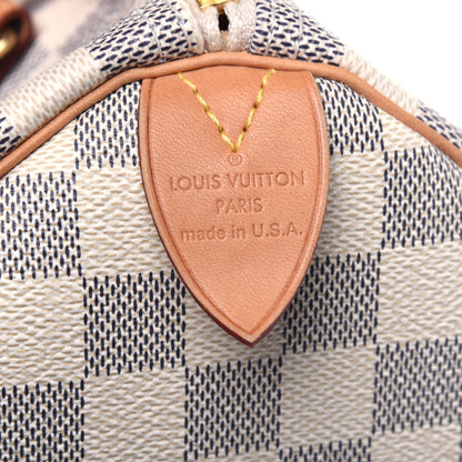 Louis Vuitton Damier Azur Speedy 30 6 of 18