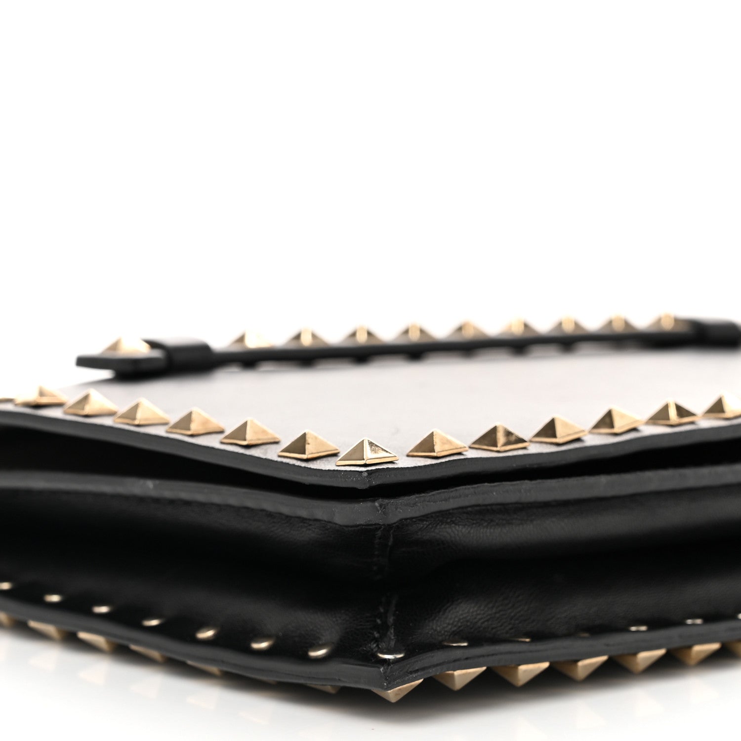 Valentino Garavani Nappa Rockstud Wristlet Clutch Black 8 of 9