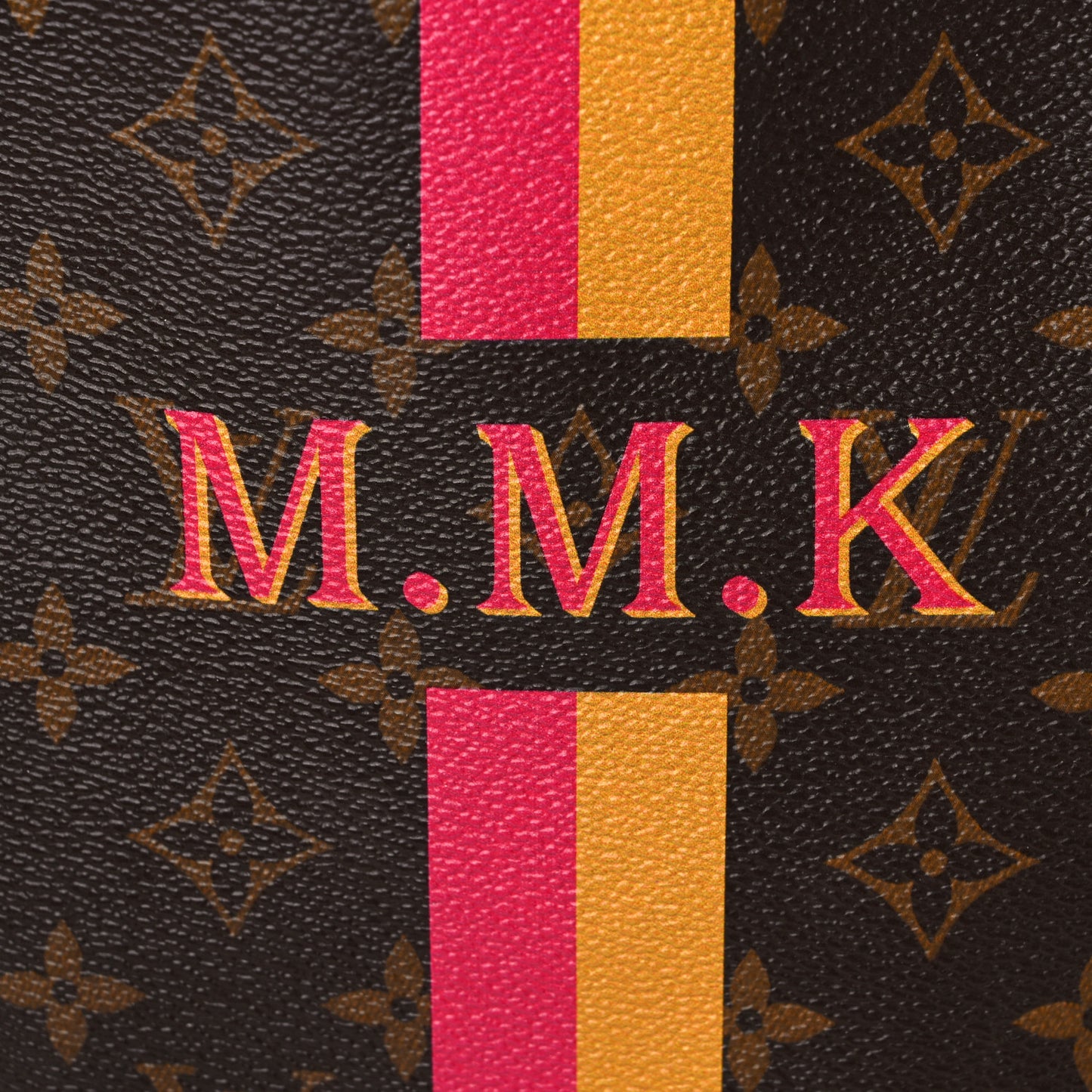 Monogram My LV Heritage Neverfull MM Fuchsia Yellow