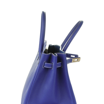 Hermes Epsom Birkin 35 Bleu Electrique Mykonos 15 of 24