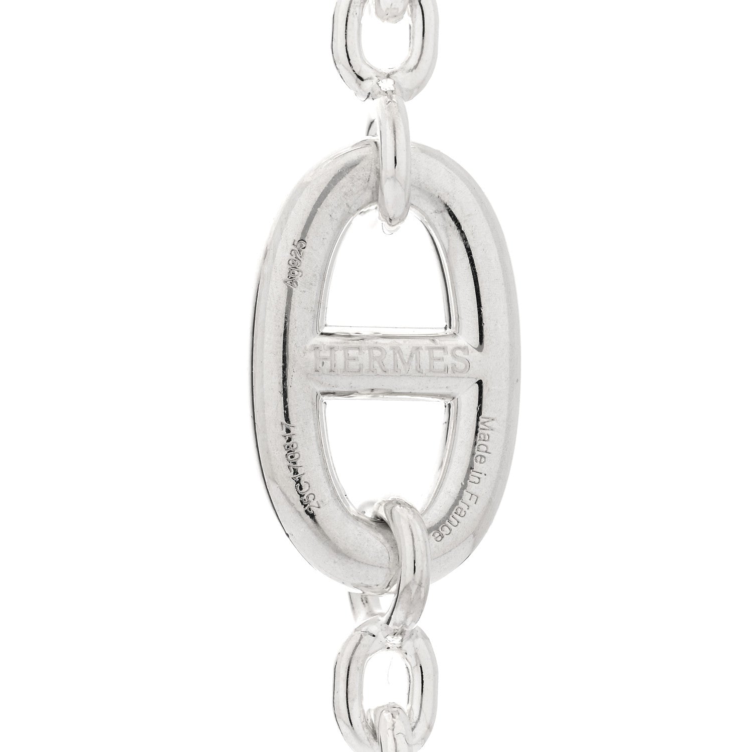 Hermes Sterling Silver Farandole Necklace 120 6 of 7