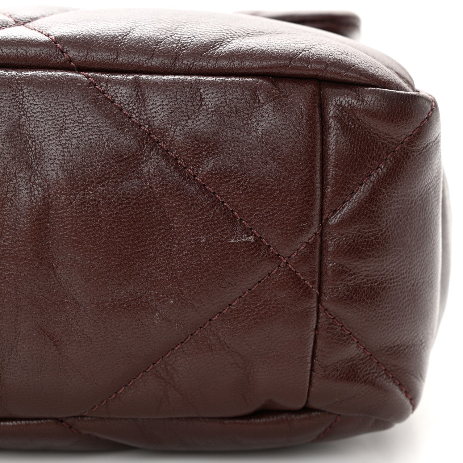 Chanel Goatskin Quilted Large Chanel 19 Flap Brown 11 of 11