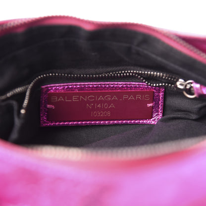 Balenciaga Metallic Chevre Classic Hardware First Magenta 8 of 14