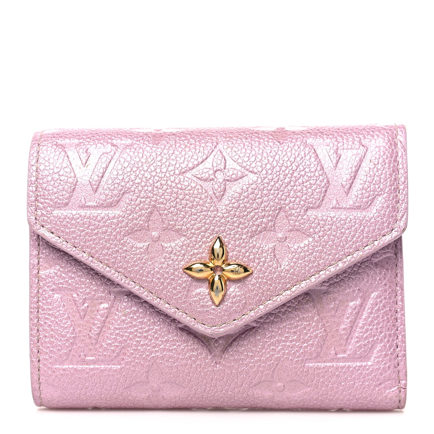 Empreinte Monogram Flower Victorine Wallet Pearly Lilac