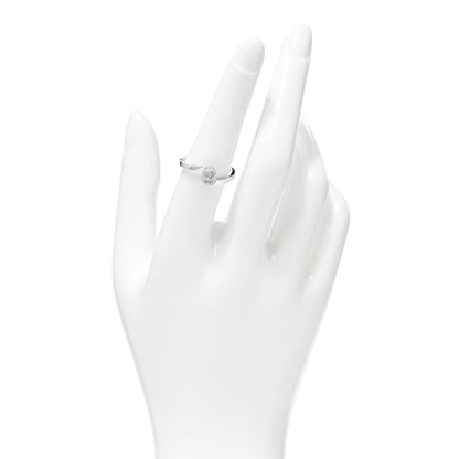 Gucci 18K White Gold Diamond Running G Ring 55 7.25 2 of 5
