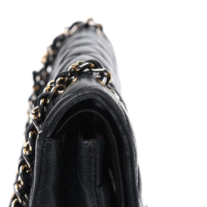 Chanel Caviar Quilted Medium Double Flap Black 31 of 39