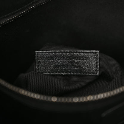 Saint Laurent Grained Lambskin Monogram Oversized Niki Chain Satchel Black 7 of 13
