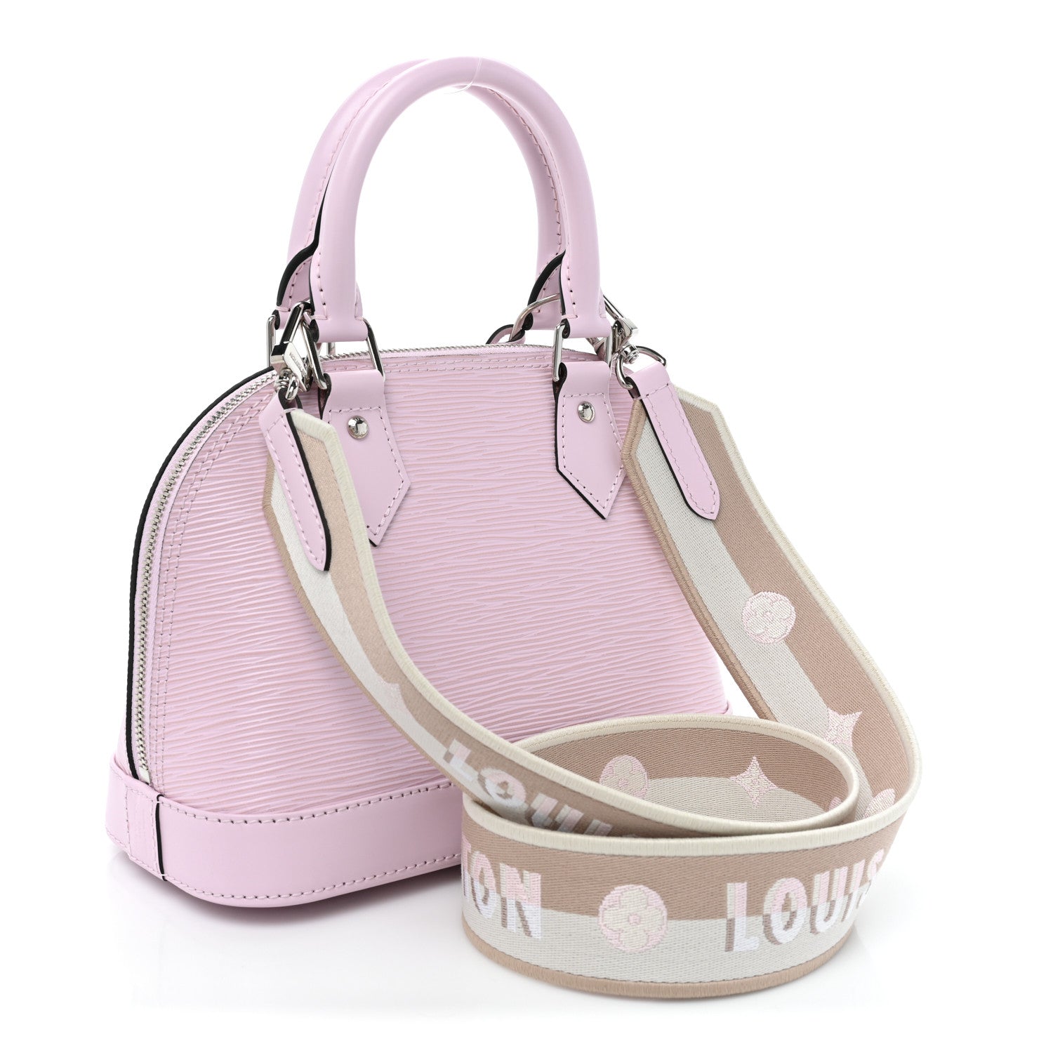Louis Vuitton Epi Jacquard Alma BB Guimauve 3 of 11